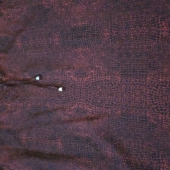 Penningtons red and black pattern tank top 1X - Picture 10 of 12